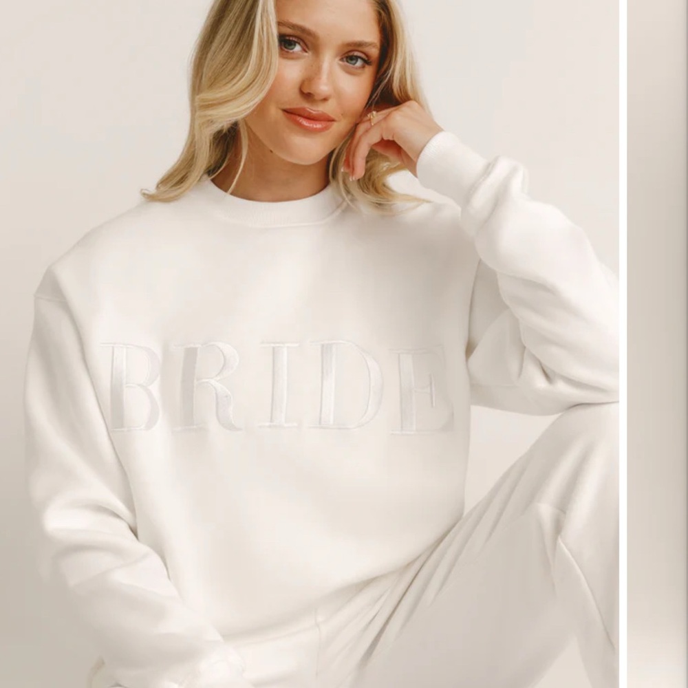 SIX STORIES White Bride Sweatshirt